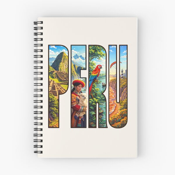Item preview, Peru Landscape Typography designed and sold by Myra365Art.