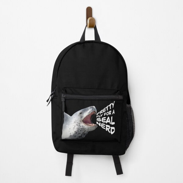 Item preview, Leopard seal yelling with funny text designed and sold by GivernyKate.
