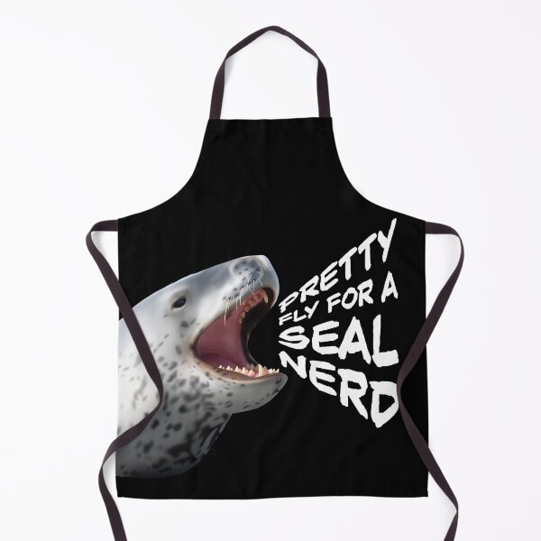 Item preview, Leopard seal yelling with funny text designed and sold by GivernyKate.
