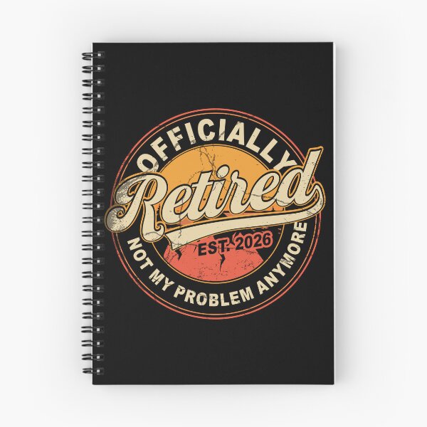 Item preview, Officially Retired 2026 not My Problem Anymore Retro Vintage Gift Birthday designed and sold by FernaRoje.