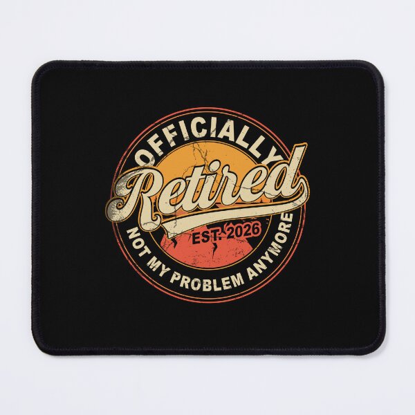 Item preview, Officially Retired 2026 not My Problem Anymore Retro Vintage Gift Birthday designed and sold by FernaRoje.