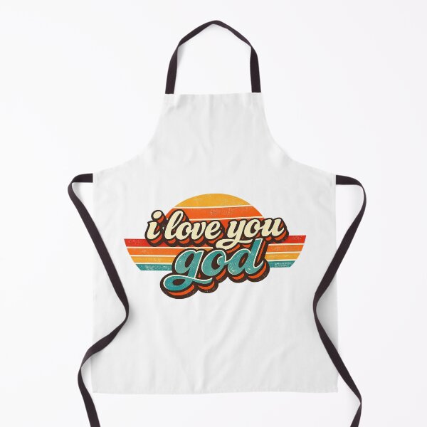 Artikelvorschau, Ich liebe dich, Gott, Retro-Vintage-Stil entworfen und verkauft von graphic-genie.