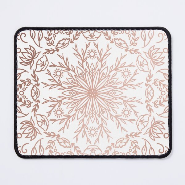 Item preview, Spring Blossom Mandala - Rose gold designed and sold by halconiandesign.