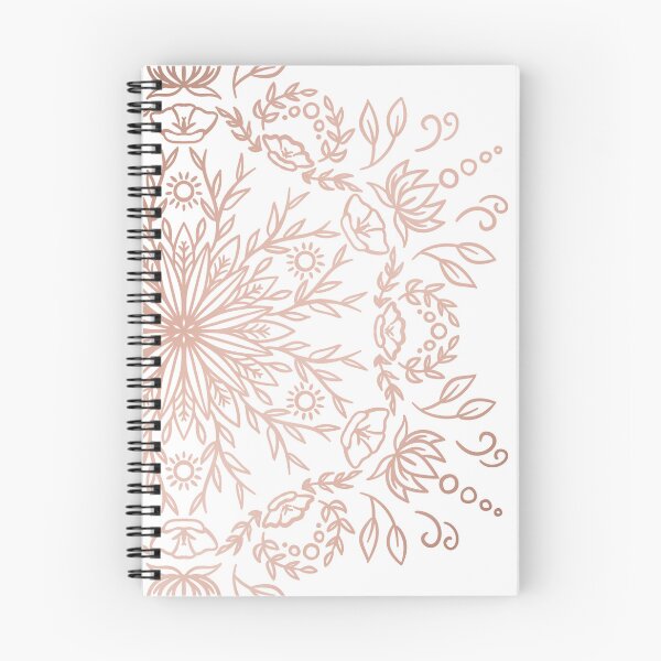 Item preview, Spring Blossom Mandala - Rose gold designed and sold by halconiandesign.