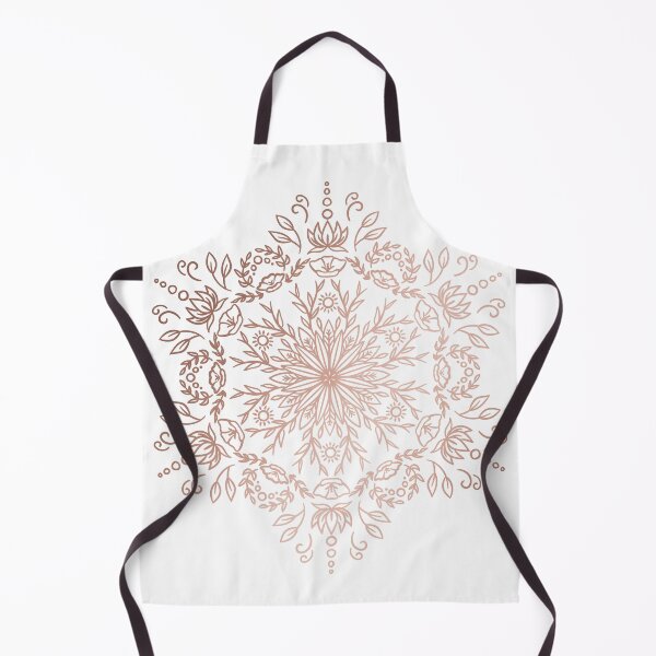Item preview, Spring Blossom Mandala - Rose gold designed and sold by halconiandesign.