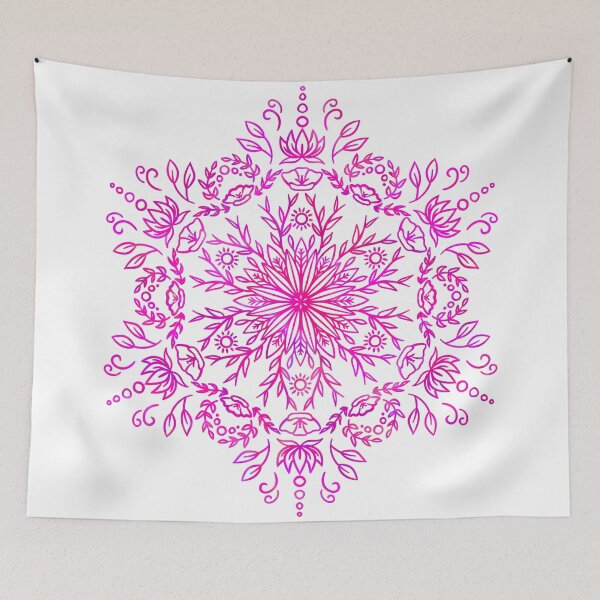 Item preview, Spring Blossom Mandala - Pink Holo Vibe designed and sold by halconiandesign.