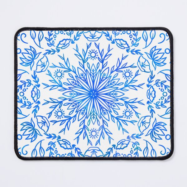 Item preview, Spring Blossom Mandala - Blue Holo Vibe designed and sold by halconiandesign.