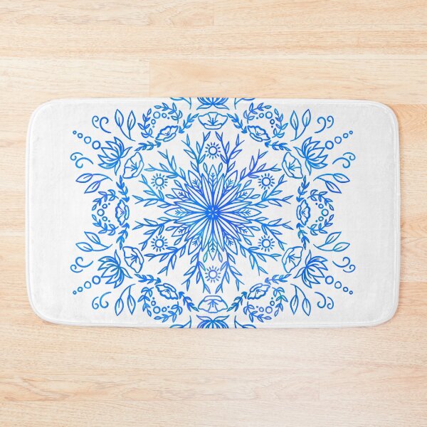 Item preview, Spring Blossom Mandala - Blue Holo Vibe designed and sold by halconiandesign.