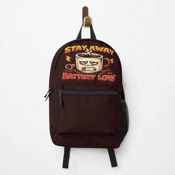 Item preview, Need Coffee, Stay away, Battery low – Funny Introvert Coffee Lover Battery Design | Caffeine Energy Graphic for T-Shirt, Sticker, iPhone case, mug, bag, hoodie designed and sold by ArtByTripti.