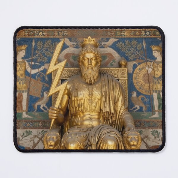 Item preview, Ancient Statue of Zeus in the Temple of Athena designed and sold by Kirrindy Designs.