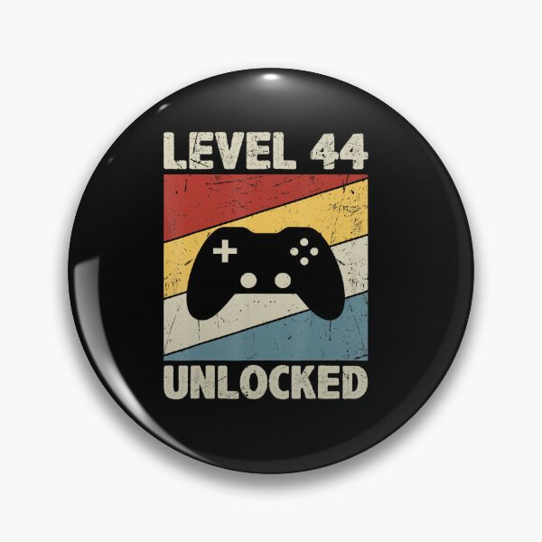 Item preview, Level 44 Unlocked Retro Gamer designed and sold by FGTV2021.