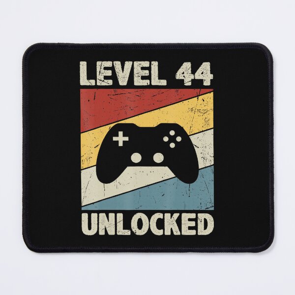 Item preview, Level 44 Unlocked Retro Gamer designed and sold by FGTV2021.