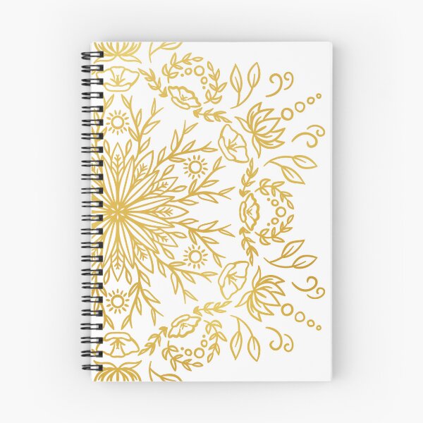 Item preview, Spring Blossom Mandala - Gold designed and sold by halconiandesign.