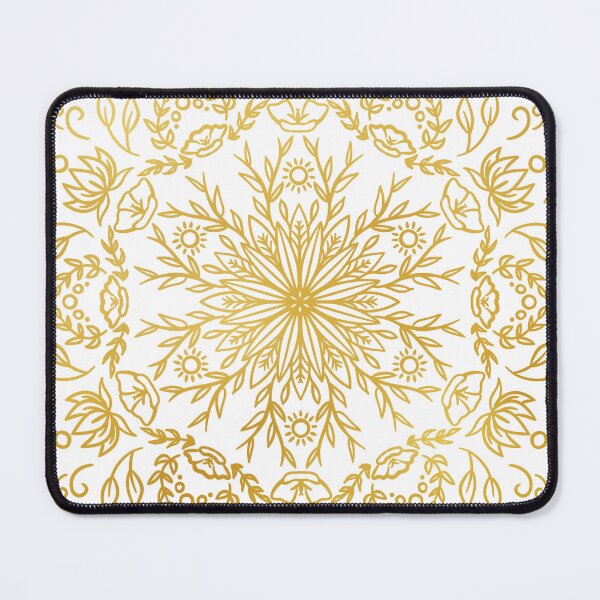 Item preview, Spring Blossom Mandala - Gold designed and sold by halconiandesign.
