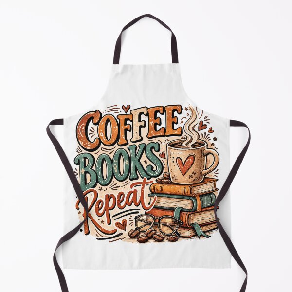 Item preview, Coffee, Books, Repeat - Cozy Reader Coffee Lover Aesthetic Life for T-Shirt, Sticker, iPhone case, mug, bag, hoodie designed and sold by ArtByTripti.