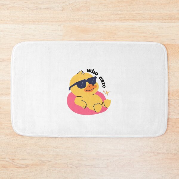 Item preview, chill duck with who care caption  designed and sold by PKK007.
