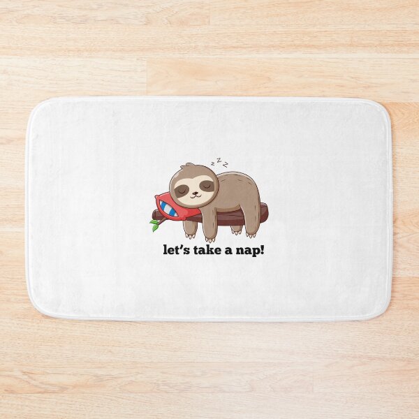 Item preview, let's take a nap with a sloth designed and sold by PKK007.