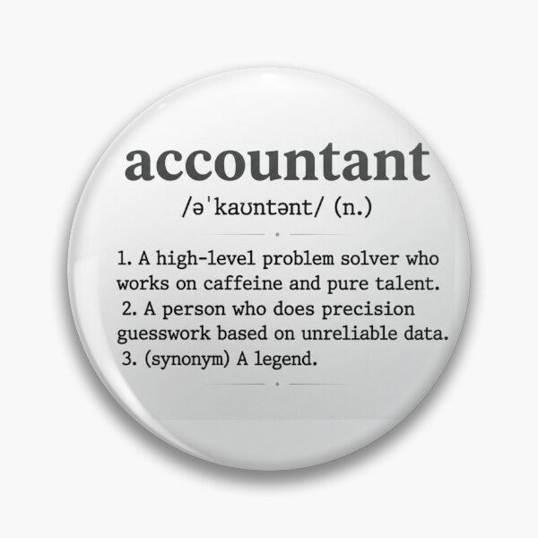 Item preview, Accountant Definition Funny CPA Gift - Minimalist Office Decor & Finance Legend Apparel designed and sold by Psychlee Best Finds.