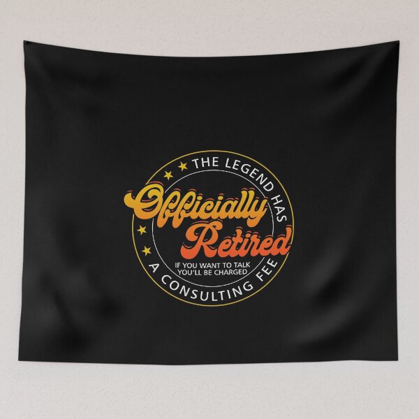 Item preview, The Legend Has Officially Retired Father - Funny Retirement Retro Gift designed and sold by FernaRoje.