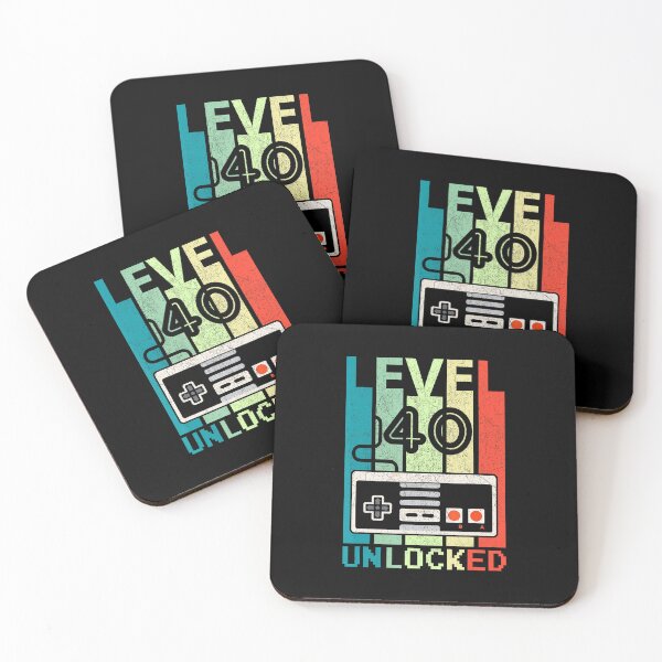 Item preview, Level 40 Unlocked Retro Console Gamer designed and sold by FGTV2021.