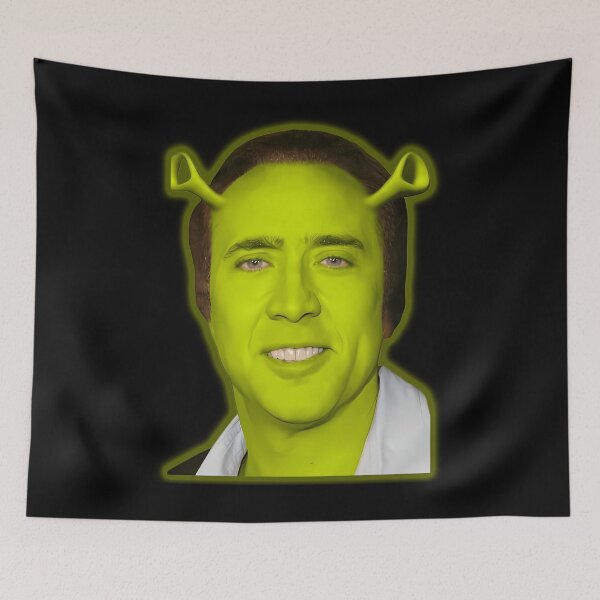 Item preview,  Nicolas Shrek Cage - Nicholas Cage - Nick Cage - Nic Cage designed and sold by valesimus.