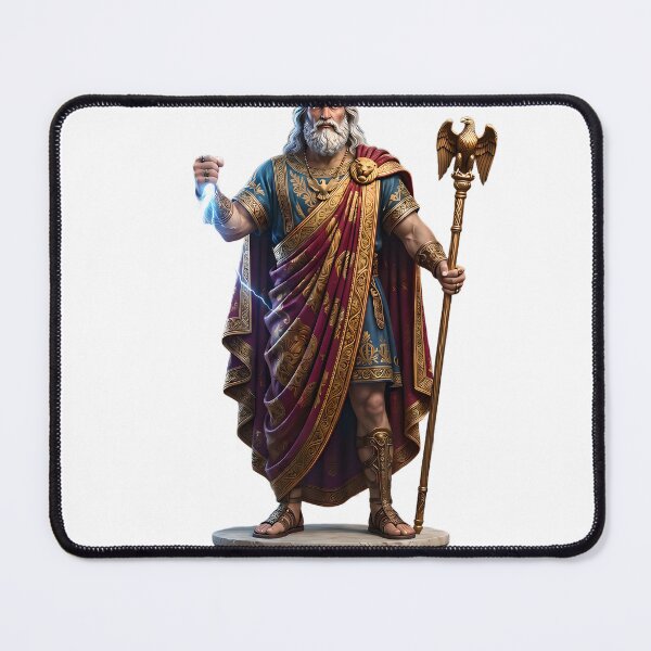 Item preview, zeus, god of thunder, roma designed and sold by Hephaestus's Forge.