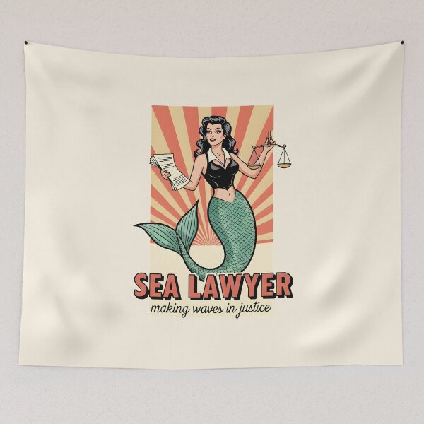 Item preview, Sea Lawyer – Making Waves in Justice designed and sold by Sea Gem.