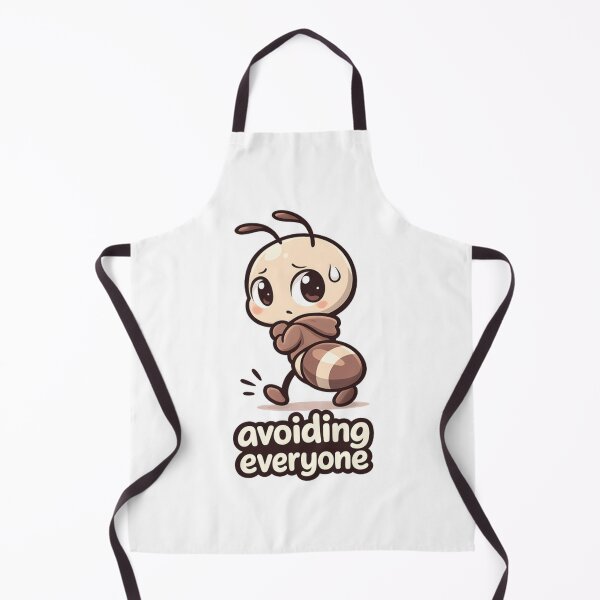 Item preview, Avoiding Everyone Cute Introvert Ant Cartoon Design designed and sold by Anittant.