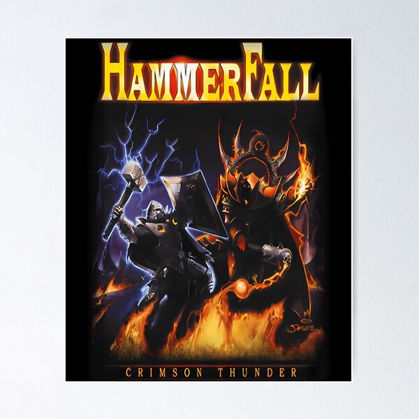 Item preview,  Hammerfall - Crimson Thunder designed and sold by valesimus.