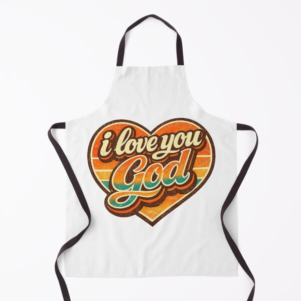 Artikelvorschau, Ich liebe dich, Gott, Retro-Vintage-Stil entworfen und verkauft von graphic-genie.