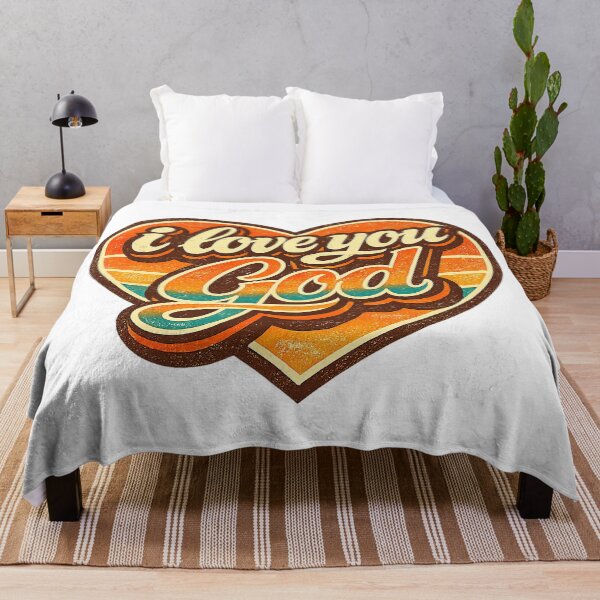 Item preview, I Love You God, Retro Vintage Style designed and sold by graphic-genie.