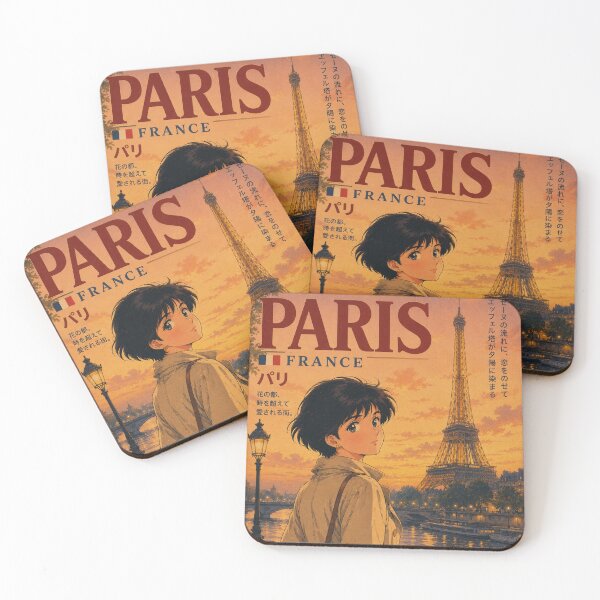 Item preview, Paris Retro Vintage Travel Poster | Eiffel Tower Art Print designed and sold by Edszart.