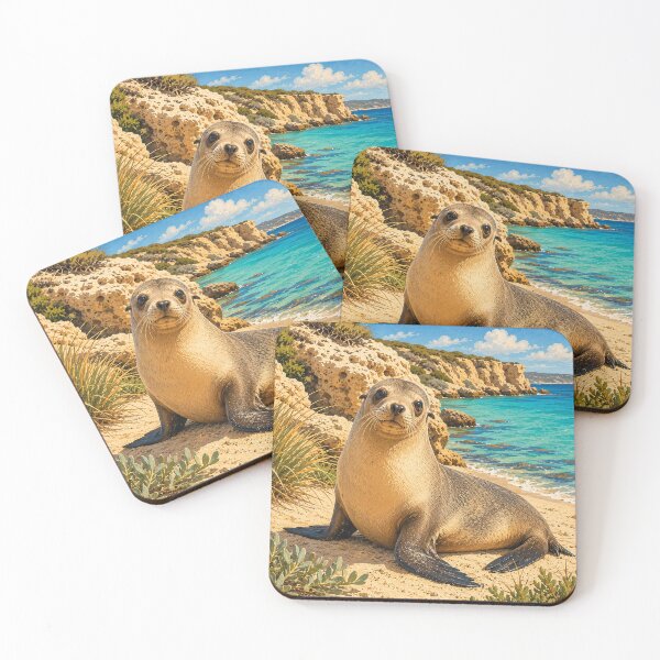 Item preview, Coastal Sea Lion designed and sold by Pixel Junkies Studio.