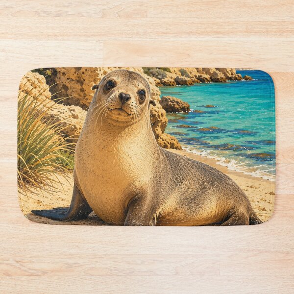 Item preview, Coastal Sea Lion designed and sold by Pixel Junkies Studio.