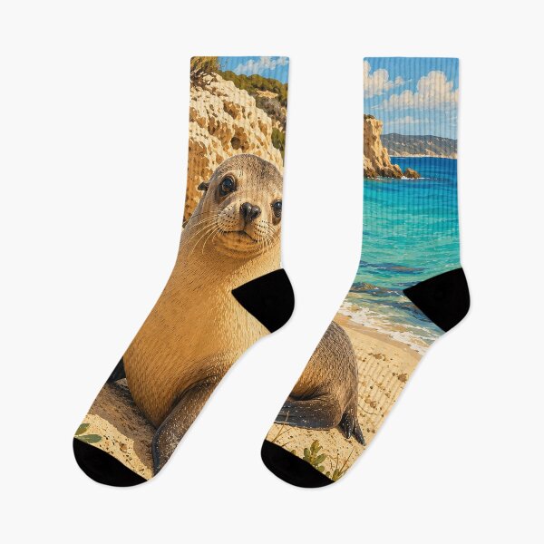 Item preview, Coastal Sea Lion designed and sold by Pixel Junkies Studio.