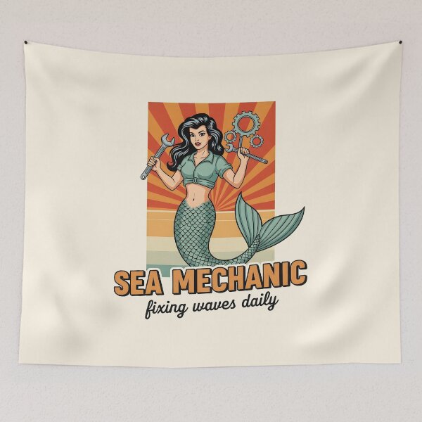 Item preview, Sea Mechanic – Fixing Waves Daily designed and sold by Sea Gem.