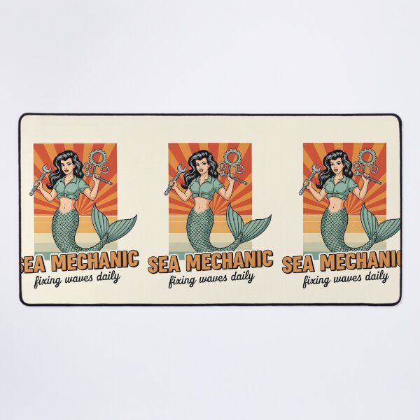Item preview, Sea Mechanic – Fixing Waves Daily designed and sold by Sea Gem.