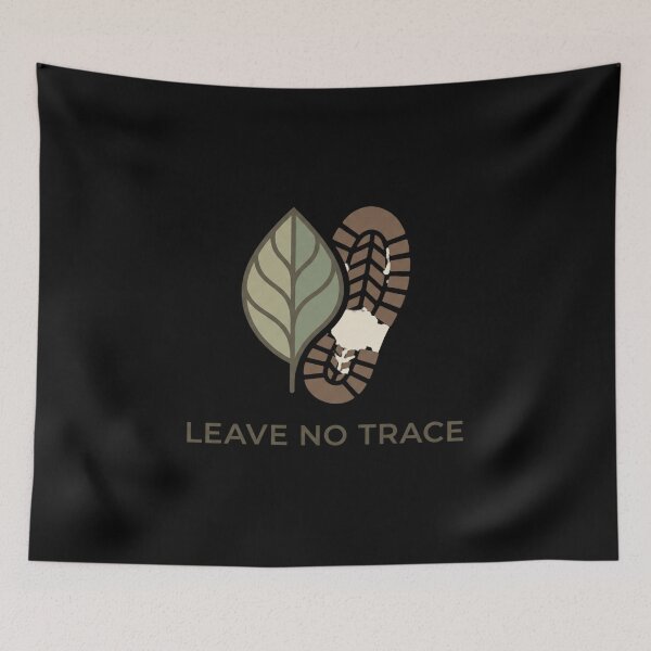 Item preview, Minimalist Leave No Trace Outdoor Wilderness Logo designed and sold by ryanguas.