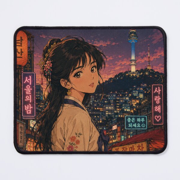 Item preview, Seoul Retro Anime - South Korea Travel Art 80s Aesthetic designed and sold by Edszart.