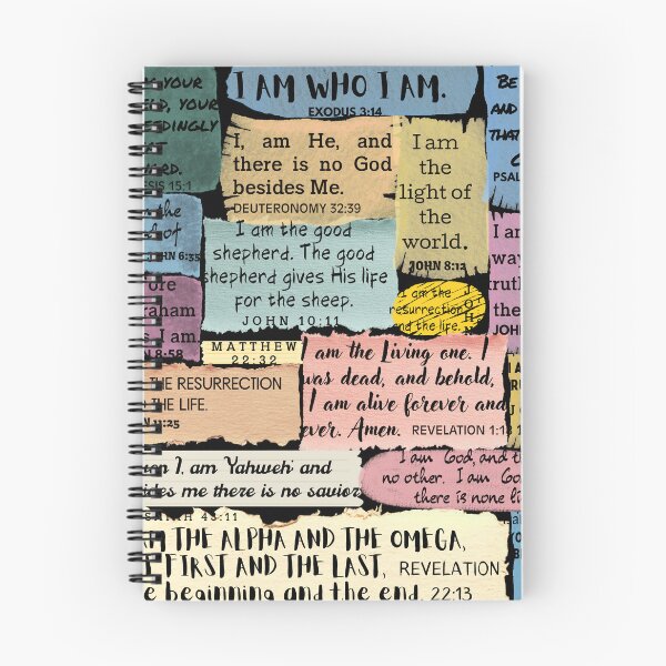 Item preview, I AM - Bible verses - bright colors designed and sold by HisDesignCo.