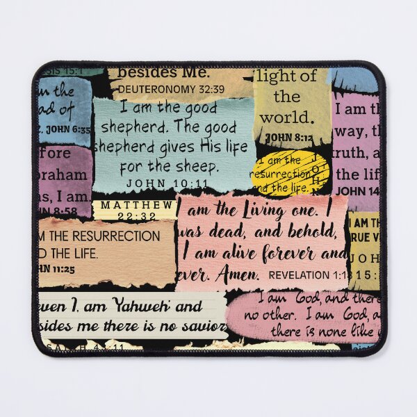 Item preview, I AM - Bible verses - bright colors designed and sold by HisDesignCo.