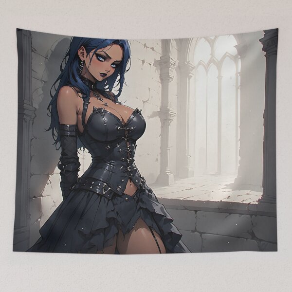 Item preview, Hot Halloween Anime Goth Girl 12 designed and sold by Your New Fixation.