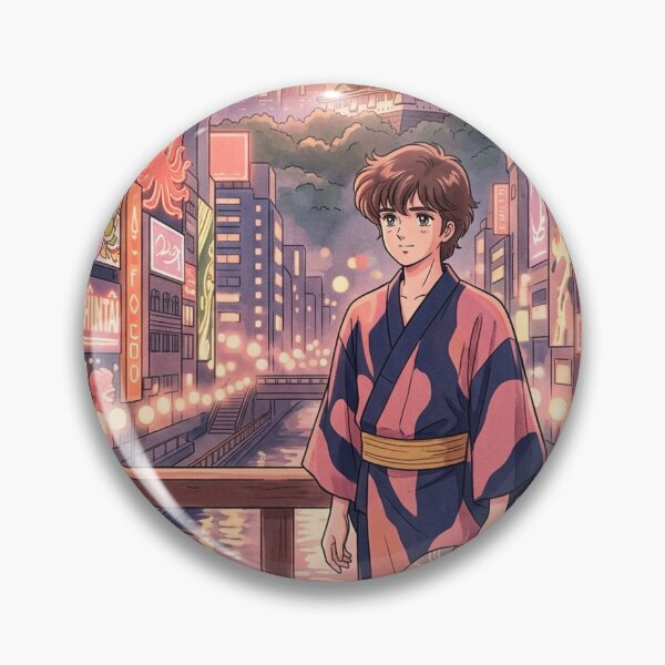 Item preview, Osaka Retro Anime - Japan Travel Art 80s Aesthetic designed and sold by Edszart.