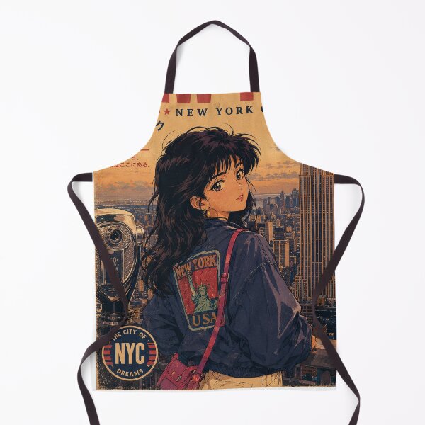 Item preview, New York Retro Anime - NYC Travel Art 80s Aesthetic designed and sold by Edszart.