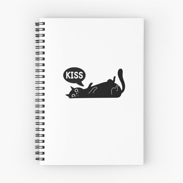 Item preview, Cute Black Cat Lying Down Asking Kiss designed and sold by Thitinan05.