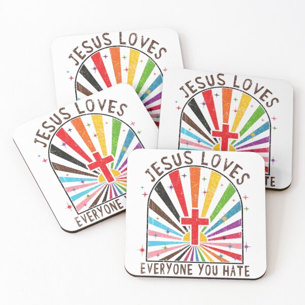 Item preview, Jesus Loves Everyone You Hate funny LGBT designed and sold by Patchina.