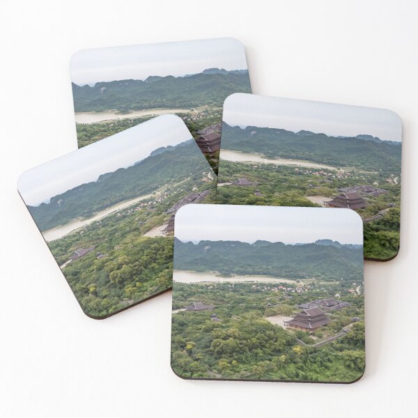 Item preview, Chua Bai Dinh Aerial View - Largest Buddhist Complex | Ninh Binh Vietnam Art designed and sold by Ross.A.Campbell.