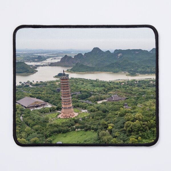 Item preview, Chua Bai Dinh Aerial View - Largest Buddhist Complex | Ninh Binh Vietnam Art designed and sold by Ross.A.Campbell.