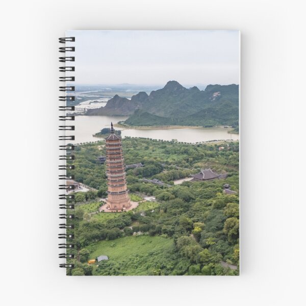 Item preview, Chua Bai Dinh Aerial View - Largest Buddhist Complex | Ninh Binh Vietnam Art designed and sold by Ross.A.Campbell.