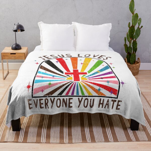 Item preview, Jesus Loves Everyone You Hate funny LGBT designed and sold by Patchina.